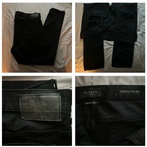 PacSun Distressed Black Skinny Jeans